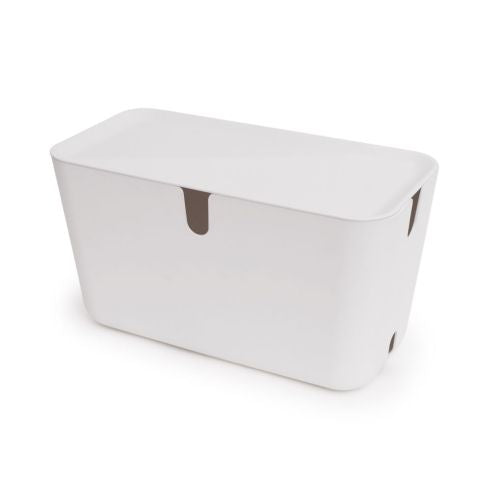 Bosign Hideaway Cable and Lead Organiser Extra Extra Large White with White Top