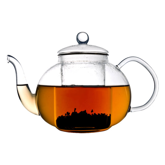 Bredemeijer Teapot Verona Design 1.0L Glass Single Wall With Glass Filter Included