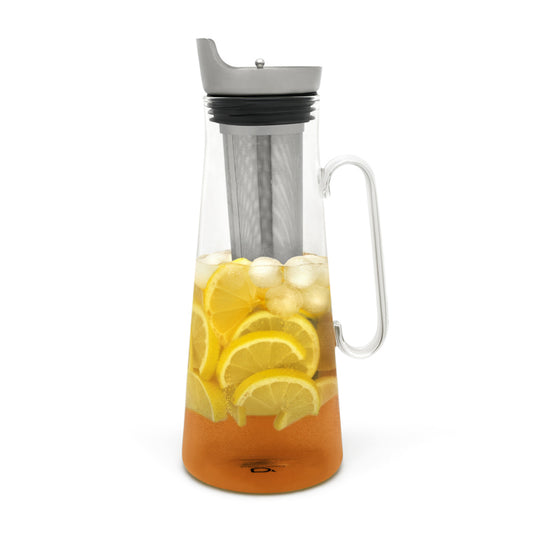 Bredemeijer Tea Maker for Iced Tea 1.2L in Glass With Stainless Steel Filter