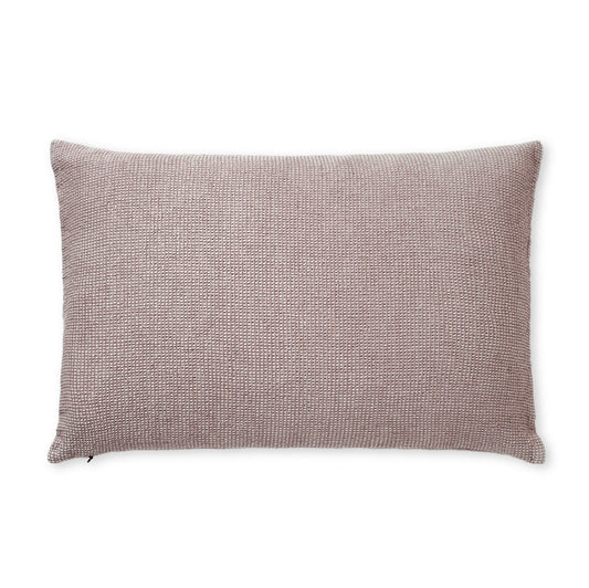 Elvang Denmark Daisy Cushion Cover 30x50cm In Light Plum In 80% Organic Cotton & 20% Linen