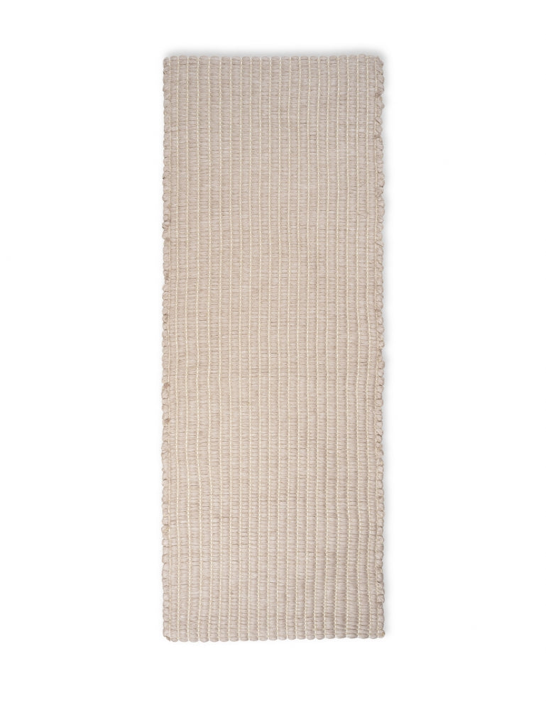 Elvang Denmark Walnut Floor Rug 60X150cm In Camel In 90% Upcycled Fibres & 10% Jute