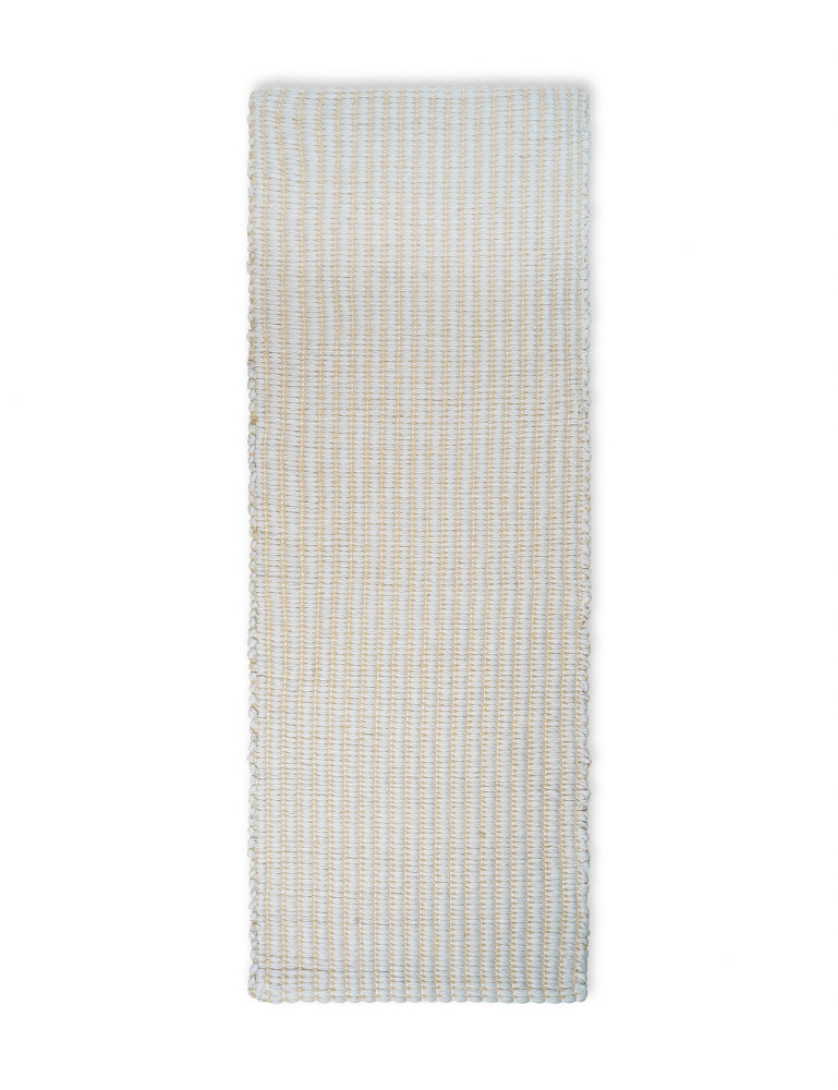 Elvang Denmark Walnut Floor Rug 60X150cm In Light Green In 90% Upcycled Fibres & 10% Jute