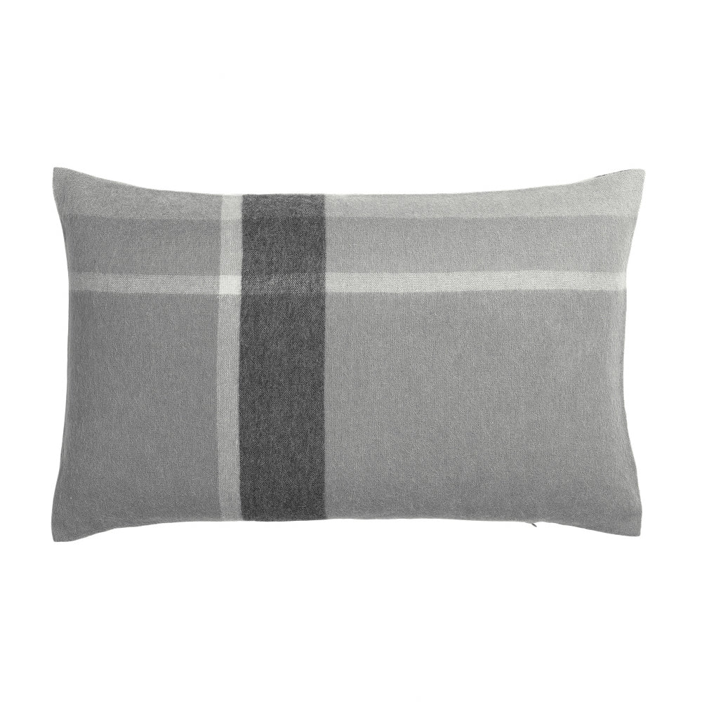 Elvang Denmark Manhattan Cushion Cover 40x60cm In Grey In 50% Alpaca & 40% Sheep Wool