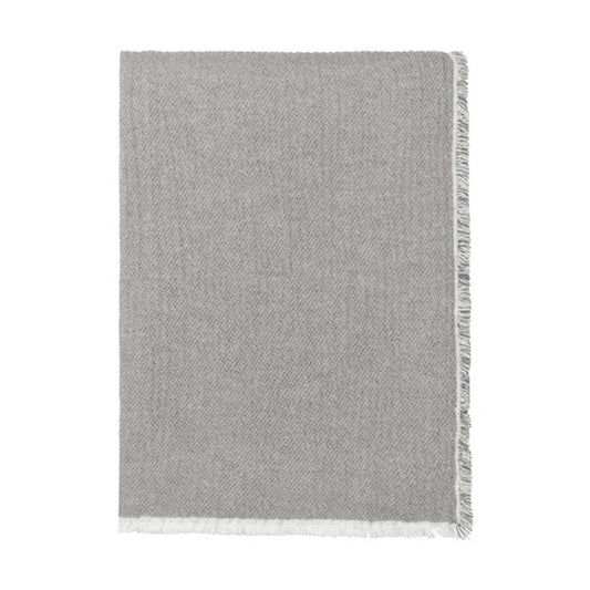 Elvang Denmark Thyme Throw In Grey In 100% Organic Cotton 130x180cm