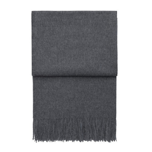 Elvang Denmark Luxury Throw In Grey In 100% Baby Alpaca Wool 130x200cm