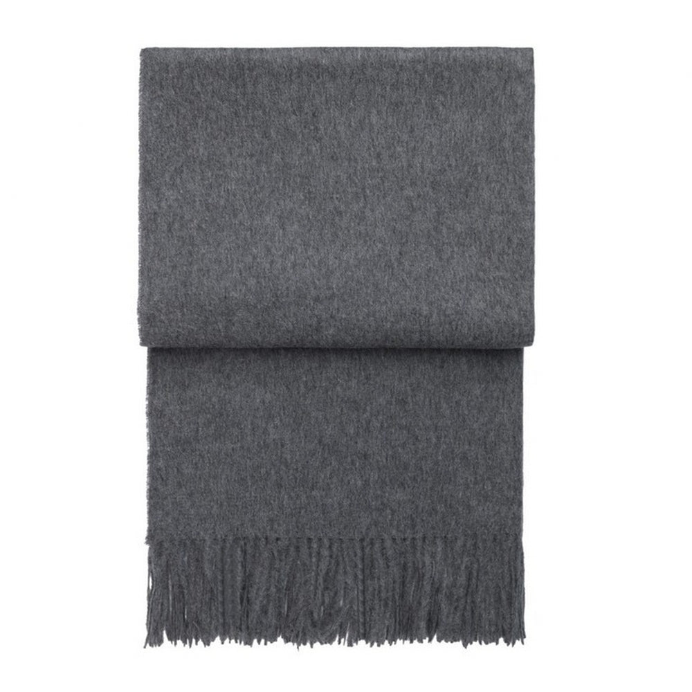 Elvang Denmark Classic Throw In Grey In 50% Alpaca & 40% Sheep Wool 130x200cm