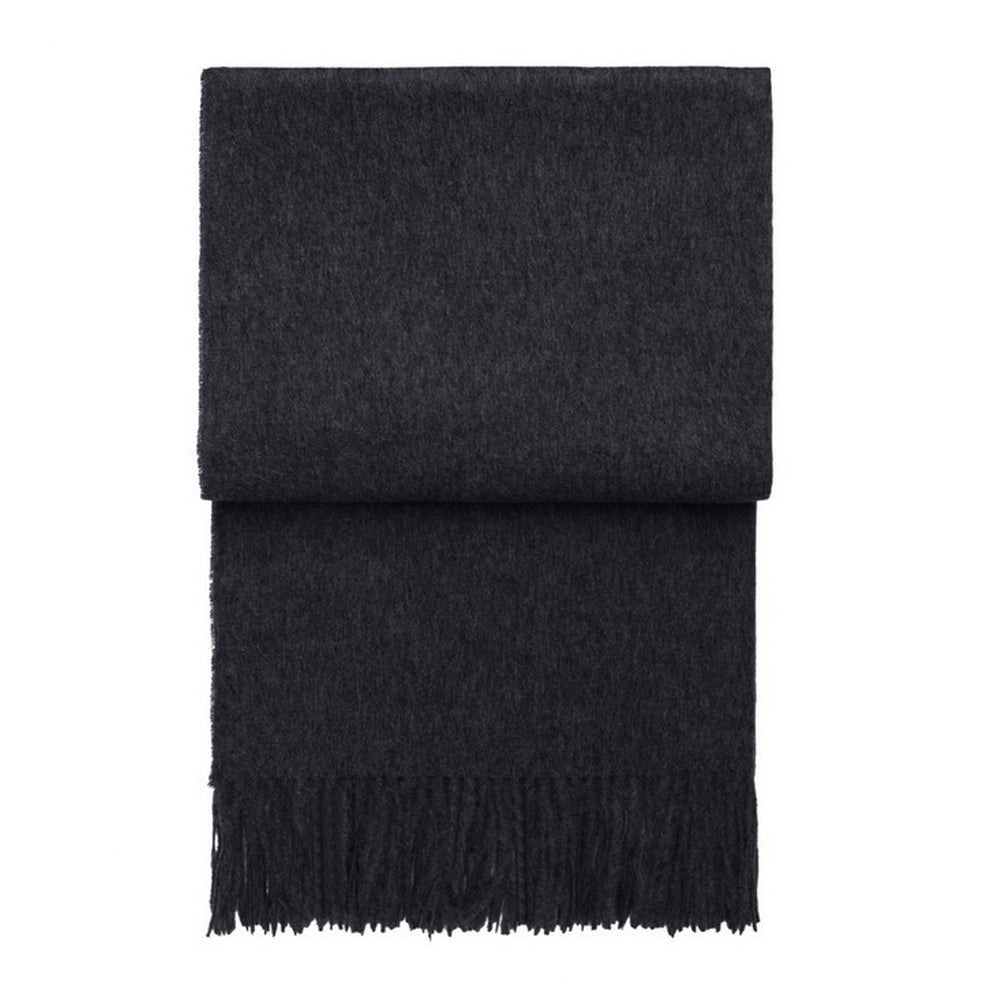 Elvang Denmark Classic Throw In Dark Grey In 50% Alpaca & 40% Sheep Wool 130x200cm