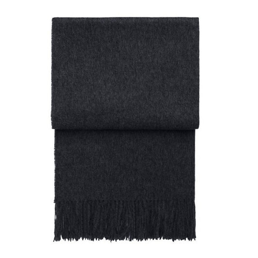 Elvang Denmark Classic Throw In Dark Grey In 50% Alpaca & 40% Sheep Wool 130x200cm