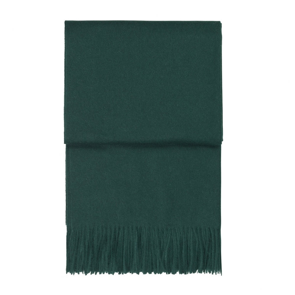 Elvang Denmark Classic Throw In Evergreen In 50% Alpaca & 40% Sheep Wool 130x200cm