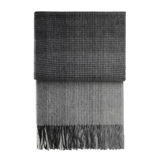 Elvang Denmark Horizon Throw In Grey In 50% Alpaca & 40% Sheep Wool 130x200cm