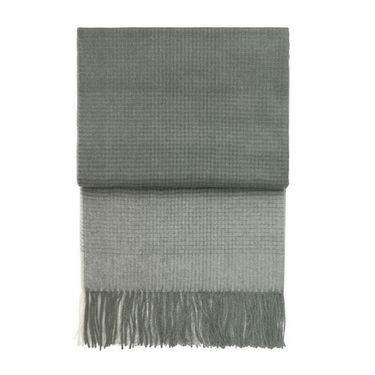 Elvang Denmark Horizon Throw In Botanic Green In 50% Alpaca & 40% Sheep Wool 130x200cm