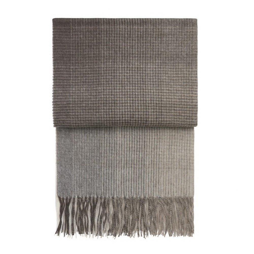 Elvang Denmark Horizon Throw In Brown In 50% Alpaca & 40% Sheep Wool 130x200cm