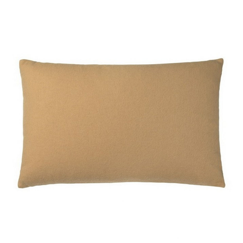 Elvang Denmark Classic Cushion Cover 40x60cm In Yellow Ocher In 50% Alpaca & 40% Sheep Wool