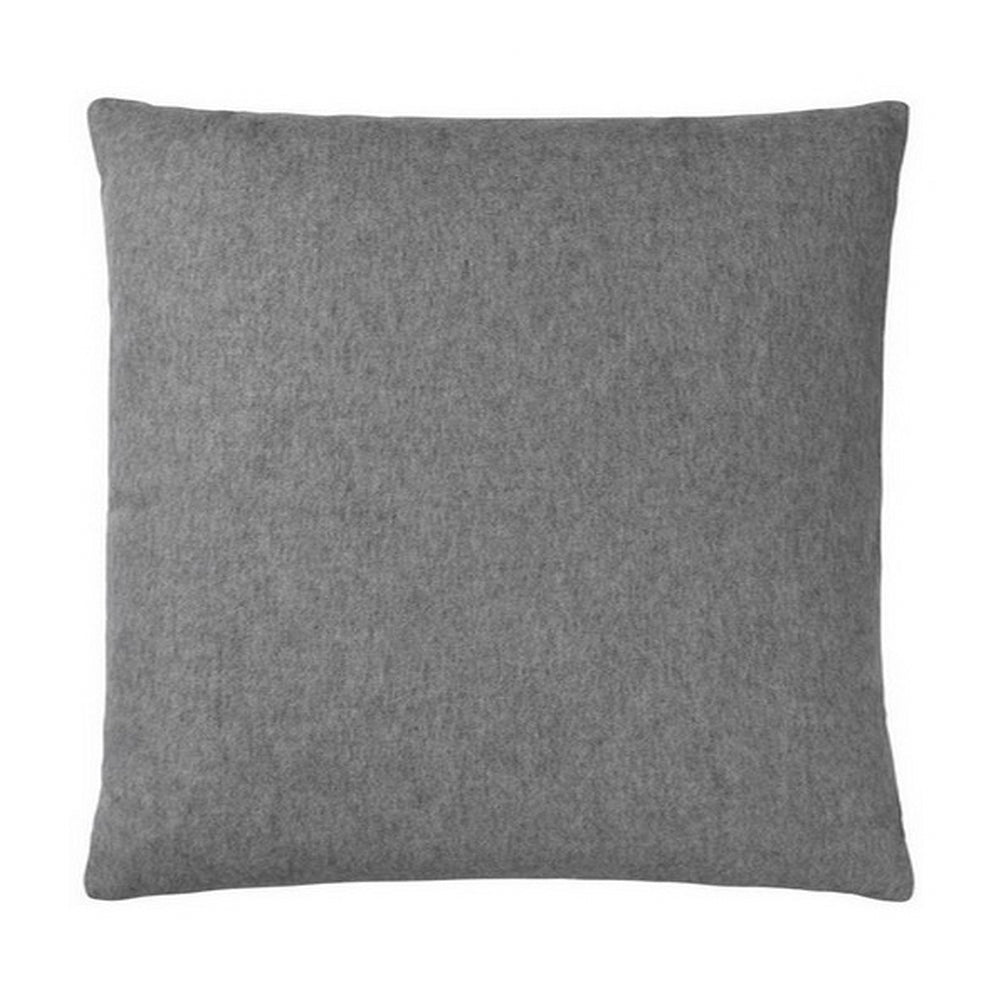 Elvang Denmark Classic Cushion Cover 50x50cm In Light Grey In 50% Alpaca & 40% Sheep Wool