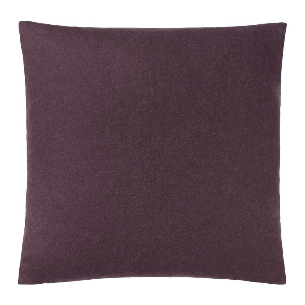 Elvang Denmark Classic Cushion Cover 50x50cm In Plum In 50% Alpaca & 40% Sheep Wool