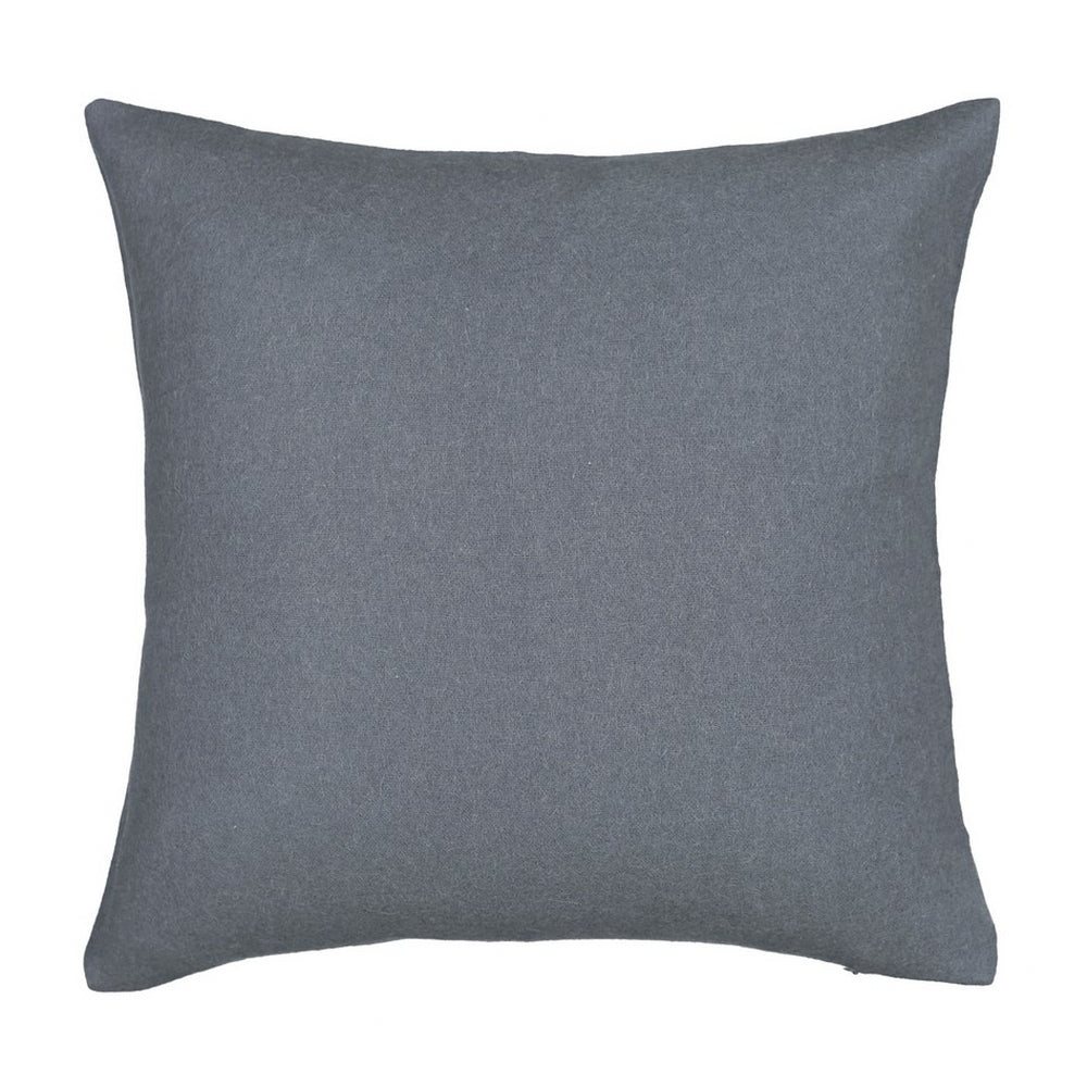 Elvang Denmark Classic Cushion Cover 50x50cm In Grey Blue In 50% Alpaca & 40% Sheep Wool