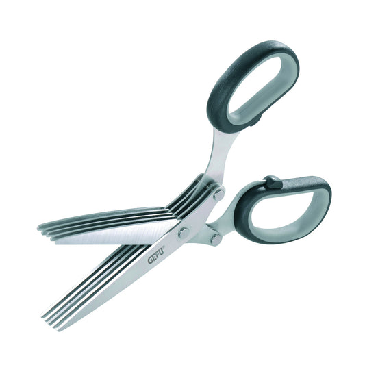 Gefu Herb Scissors Cutare Design With 5 Blades & Cleaning Comb