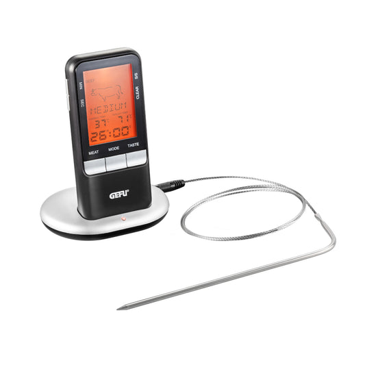 Gefu Digital Radio Roast Thermometer Handi Design In Stainless Steel