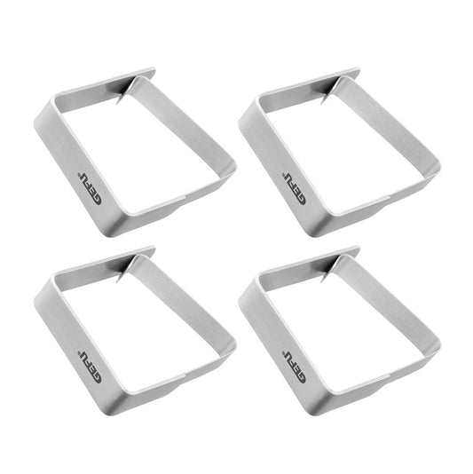Gefu Tablecloth Clamps Fermo Design In Stainless Steel Set Of 4