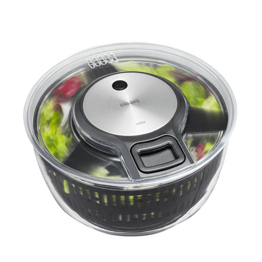 Gefu Salad Spinner Speedwing Design In Stainless Steel