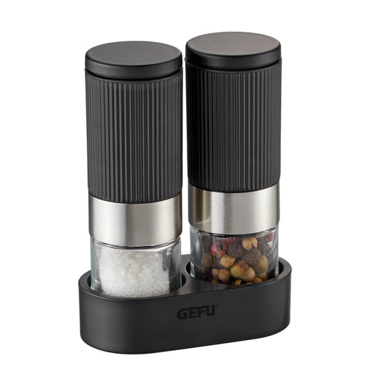 Gefu Salt And Pepper Mill Set Tusome Design In Stainless Steel