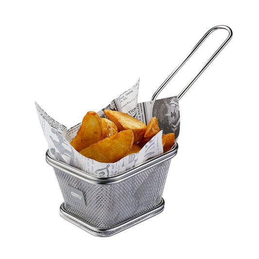Gefu Barbecue Mini Serving Basket For The BBQ In Stainless Steel Small Size