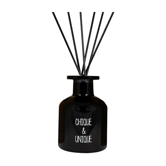 My Flame Reed Diffuser Cashmere Comfort Fragrance 'Chique & Unique' In Black