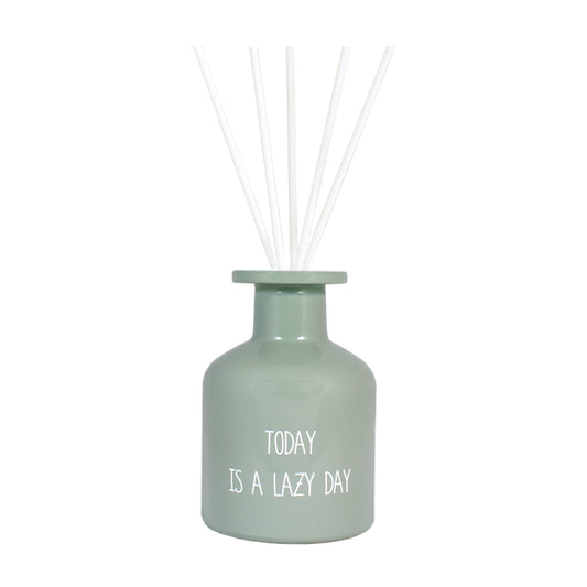 My Flame Reed Diffuser Botanical Bamboo Fragrance 'Today Is A Lazy Day' In Green