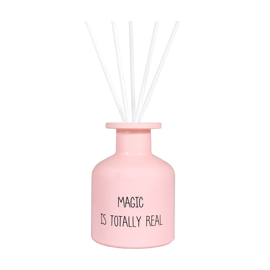My Flame Reed Diffuser Urban Suede Fragrance 'Magic Is Totally Real' In Pink