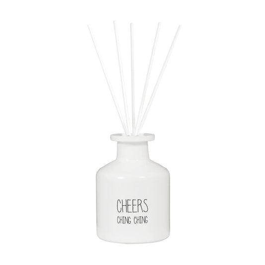 My Flame Reed Diffuser Fresh Lotus Fragrance 'Cheers Ching Ching' In White