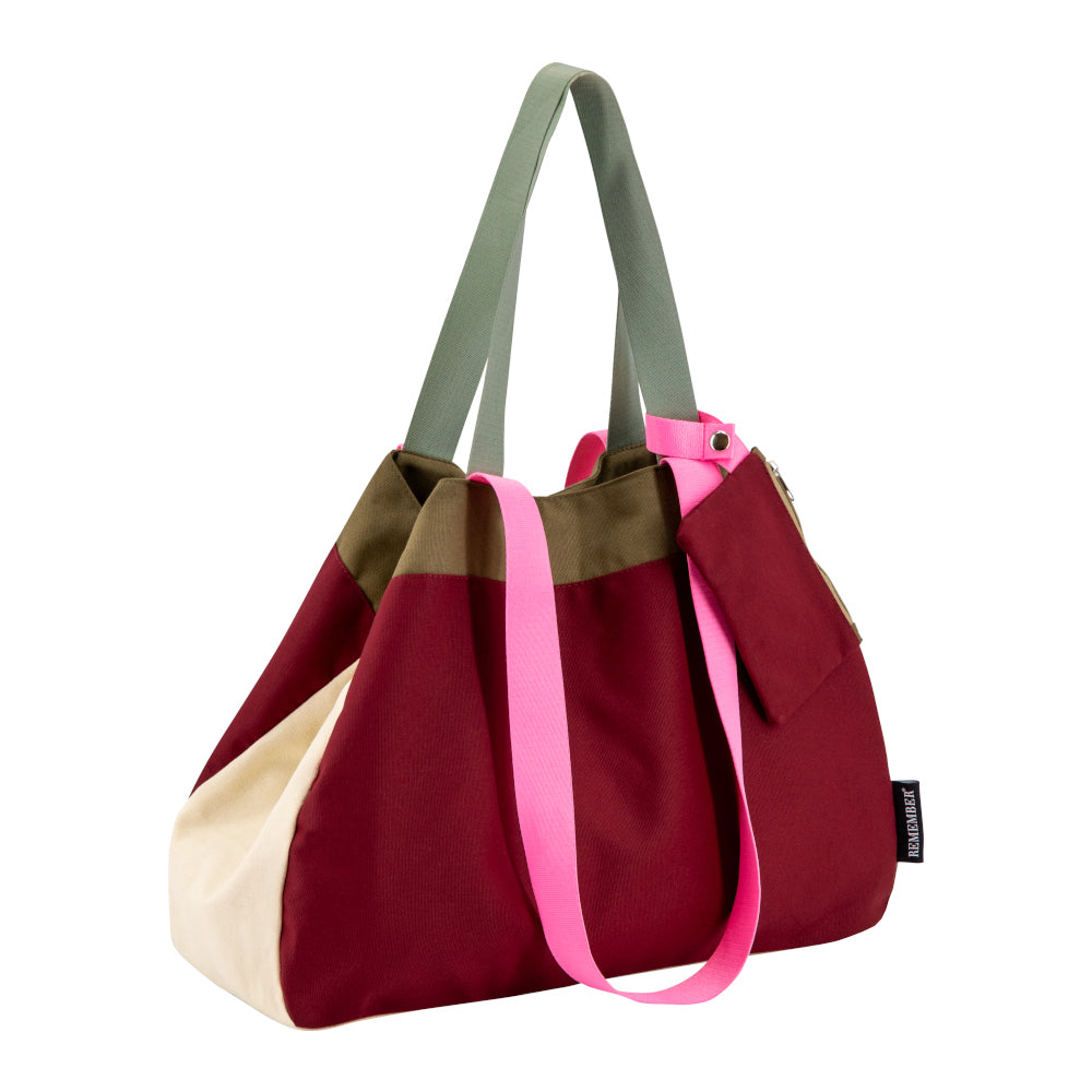 Remember Shoulder Bag & Carry Bag In 100% Cotton Canvas Emma Design