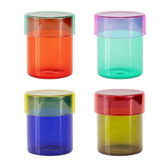 Remember Storage Jars With Lid In Glass Set Of 4 In Cosima Design