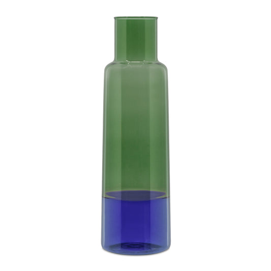 Remember Glass Water Carafe Ocean Design In Blue & Grey Green Colours Size 1.11L
