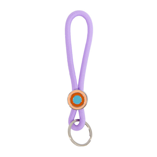 Remember Keychain Rope Effect Ringo Design In Purple