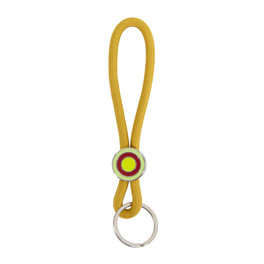 Remember Keychain Rope Effect Ringo Design In Yellow