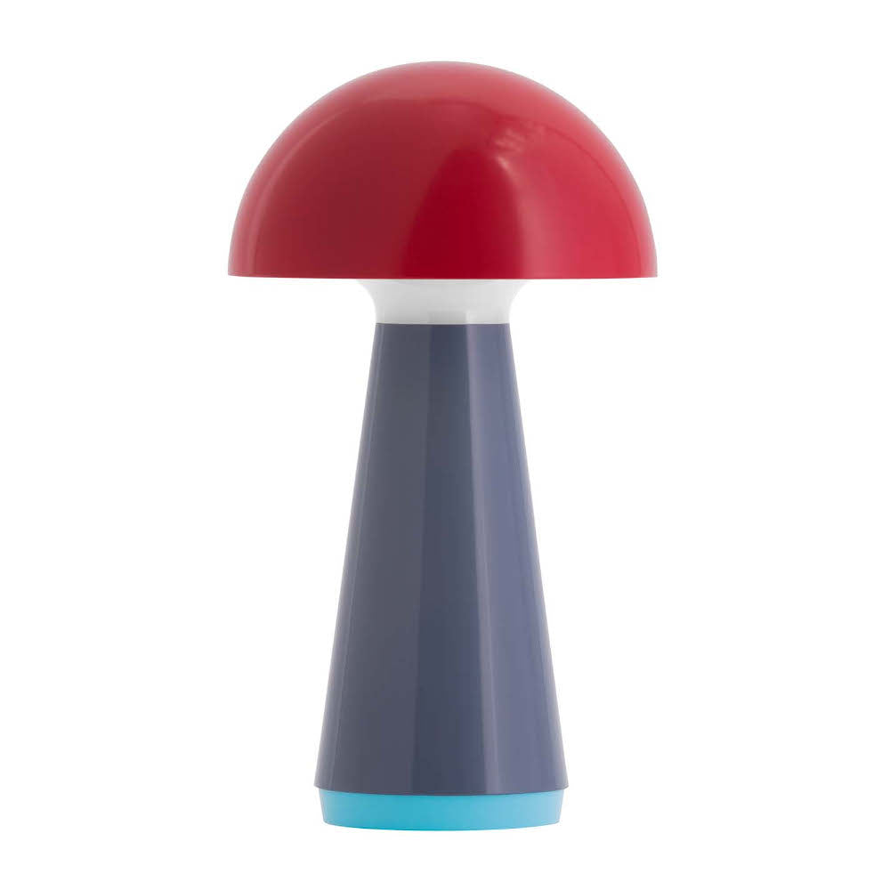 Remember Table Lamp LED USB Rechargeable Bob Design In Red