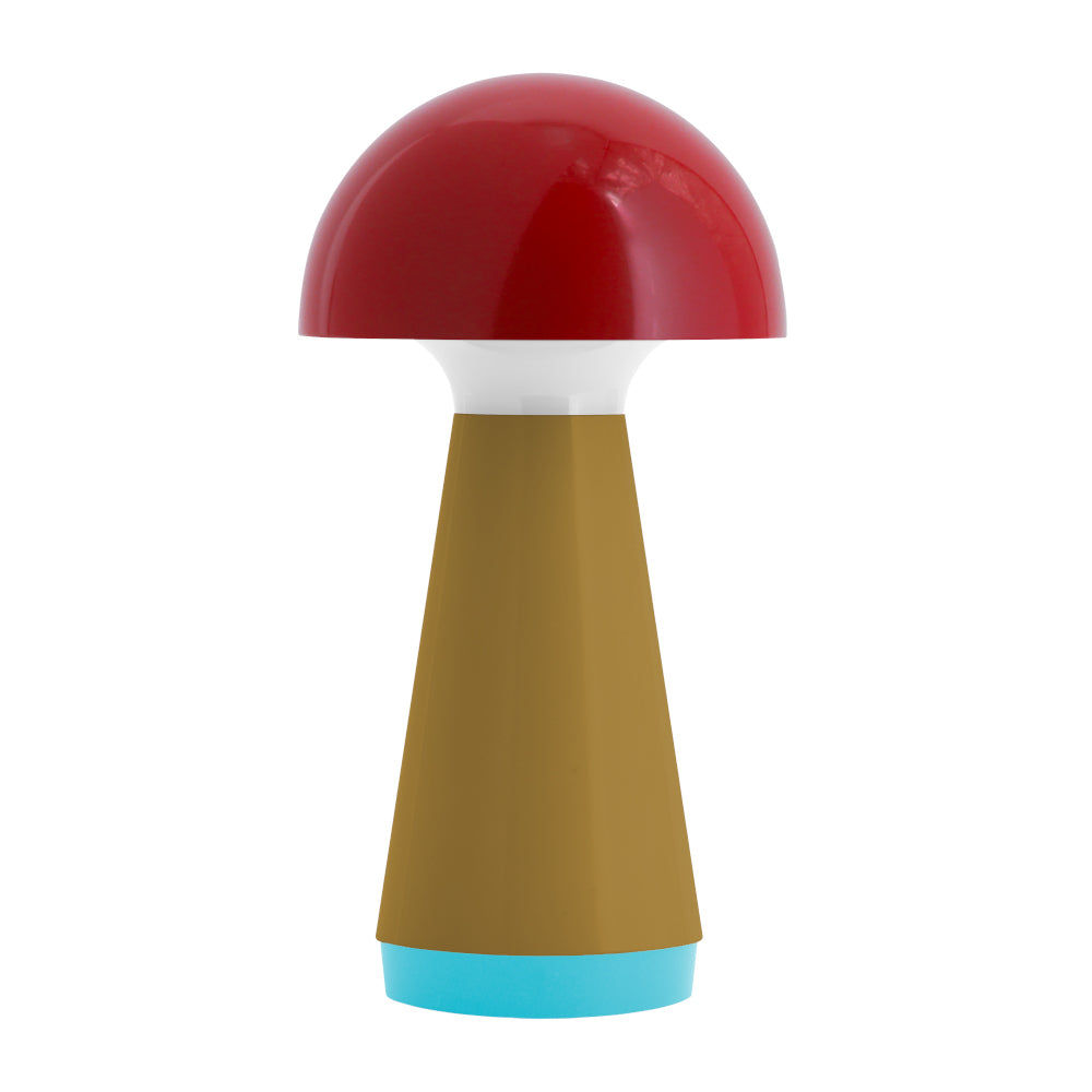 Remember Table Lamp LED USB Rechargeable Bobbi Design In Red