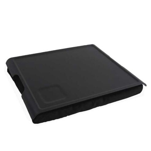 Bosign LapTray Large AntiSlip Plastic Black Top with Black Cushion