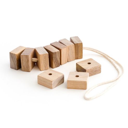 Bosign Cedar String Blocks 10 pcs in Natural White Cedar Wood