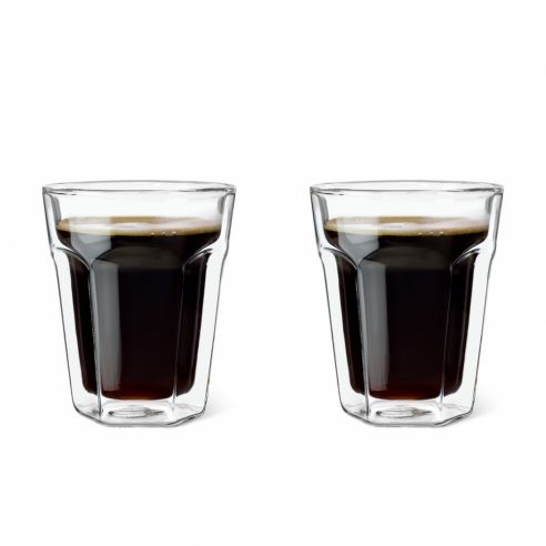 Bredemeijer Double Walled Glass Latte Cup 220ml Set of 2