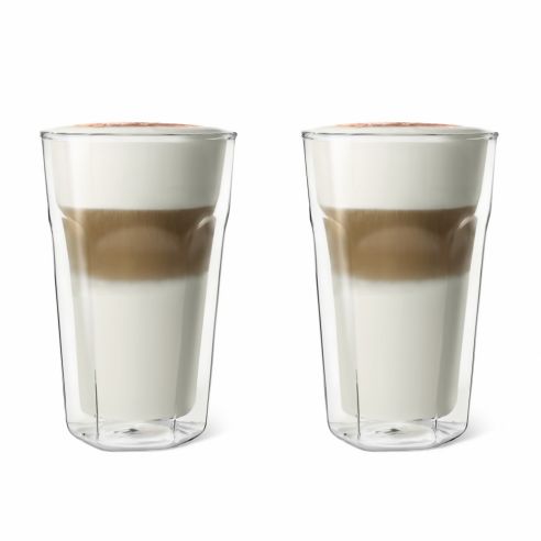 Bredemeijer Double Walled Glass Latte Cup 280ml Set of 2