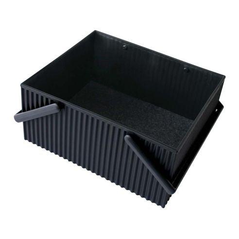 Hachiman Omnioffre Stacking Storage Box Large Black