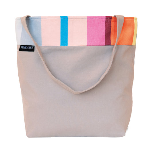 Remember Shoulder Bag For The Beach And Shopping Made From 100% Cotton Marina Design