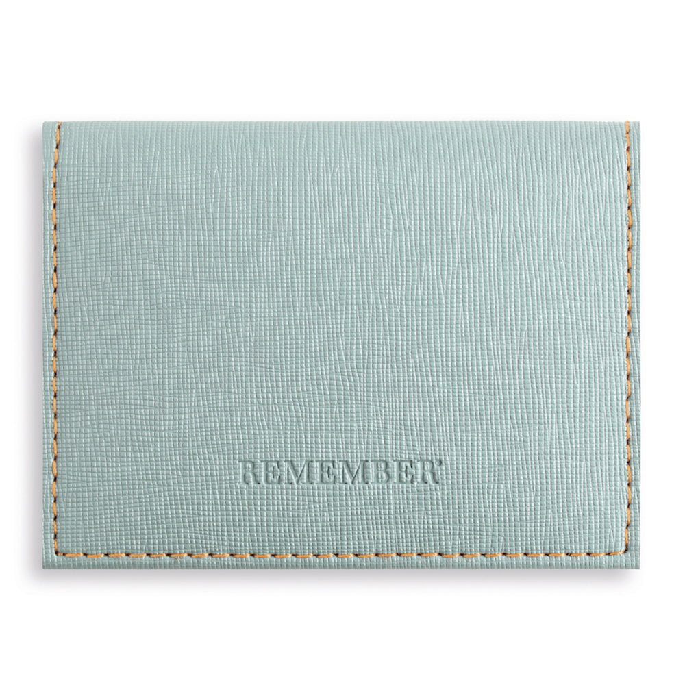 Remember Wallet With 8 Card Compartments In Powder Blue