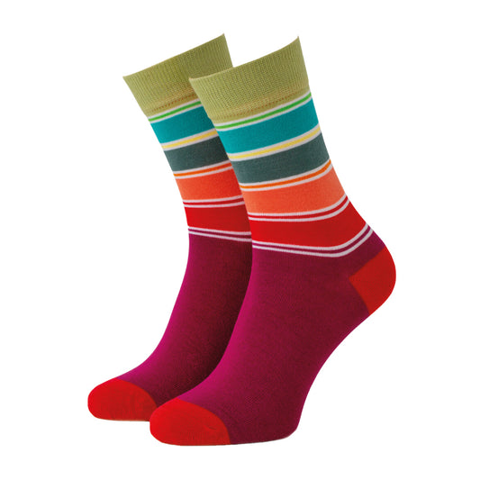 Remember Long Cotton Socks Design No 09 Size 36-41 UK 3-7