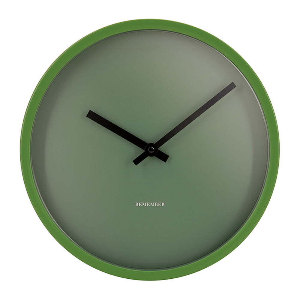 Remember Wall Clock in Aluminium Forest Design Diameter 30cm