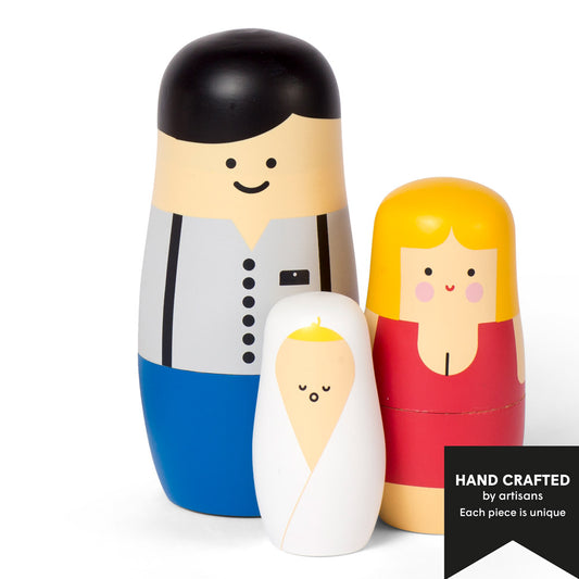 Spring Copenhagen Expressions Nesting Dolls - Family